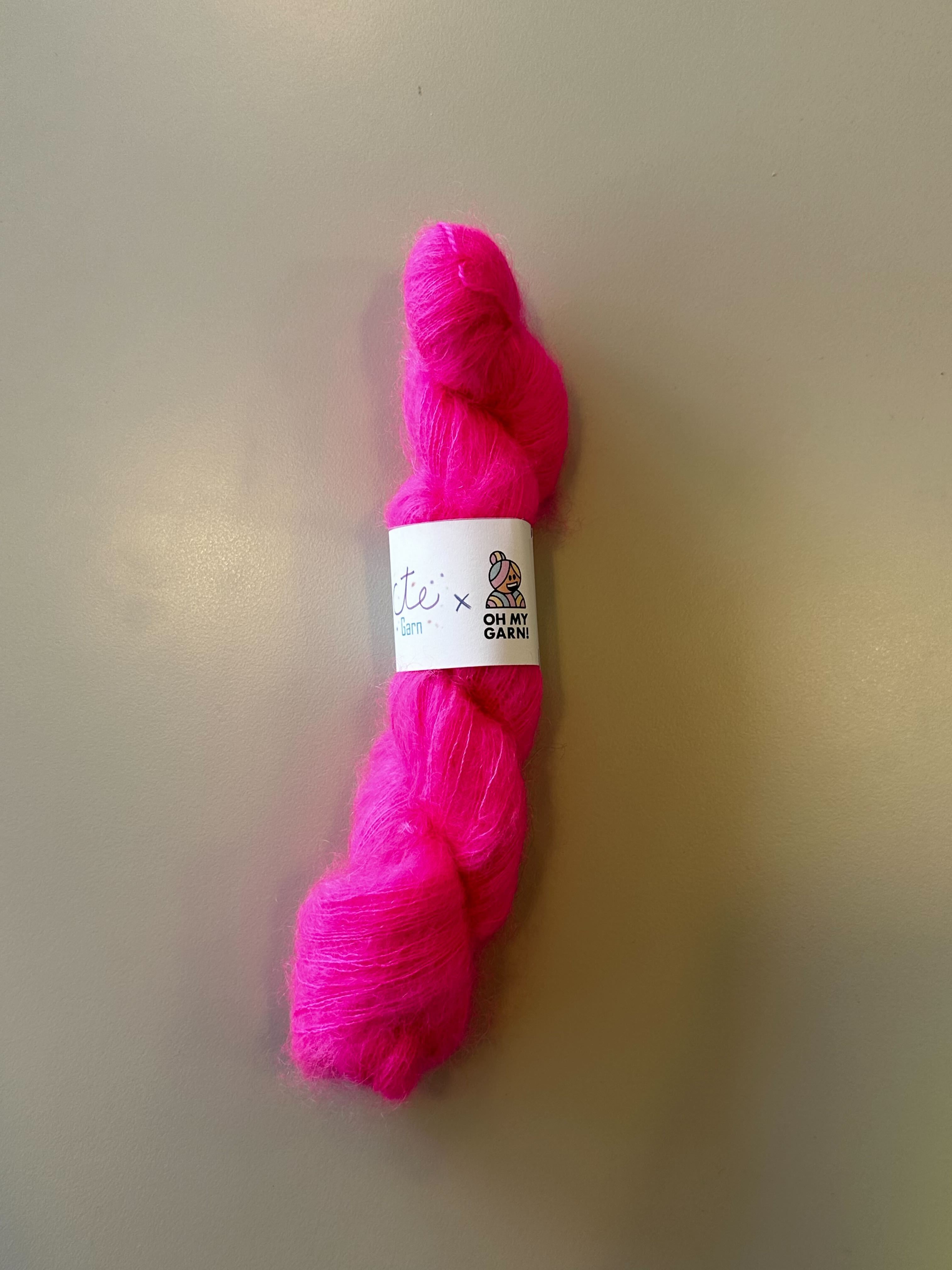 Pink Candy Silk Mohair 