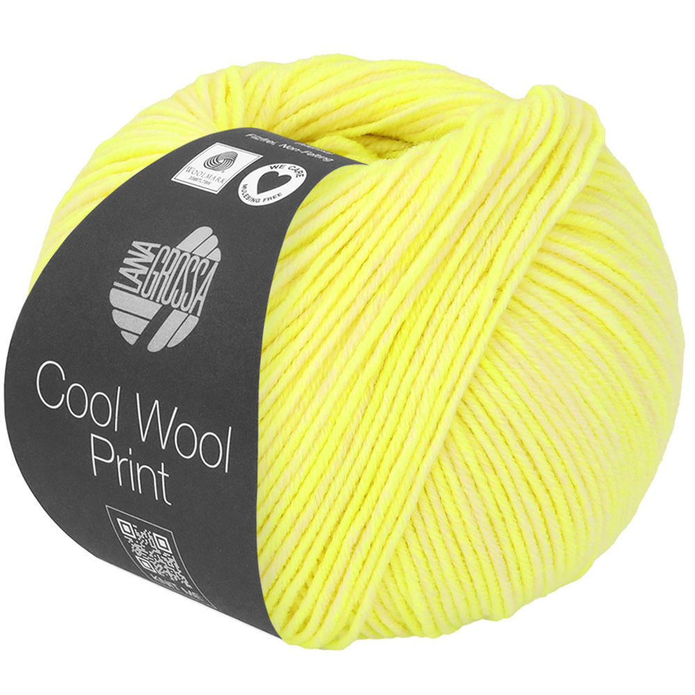 Cool Wool Print 6521 Neongul