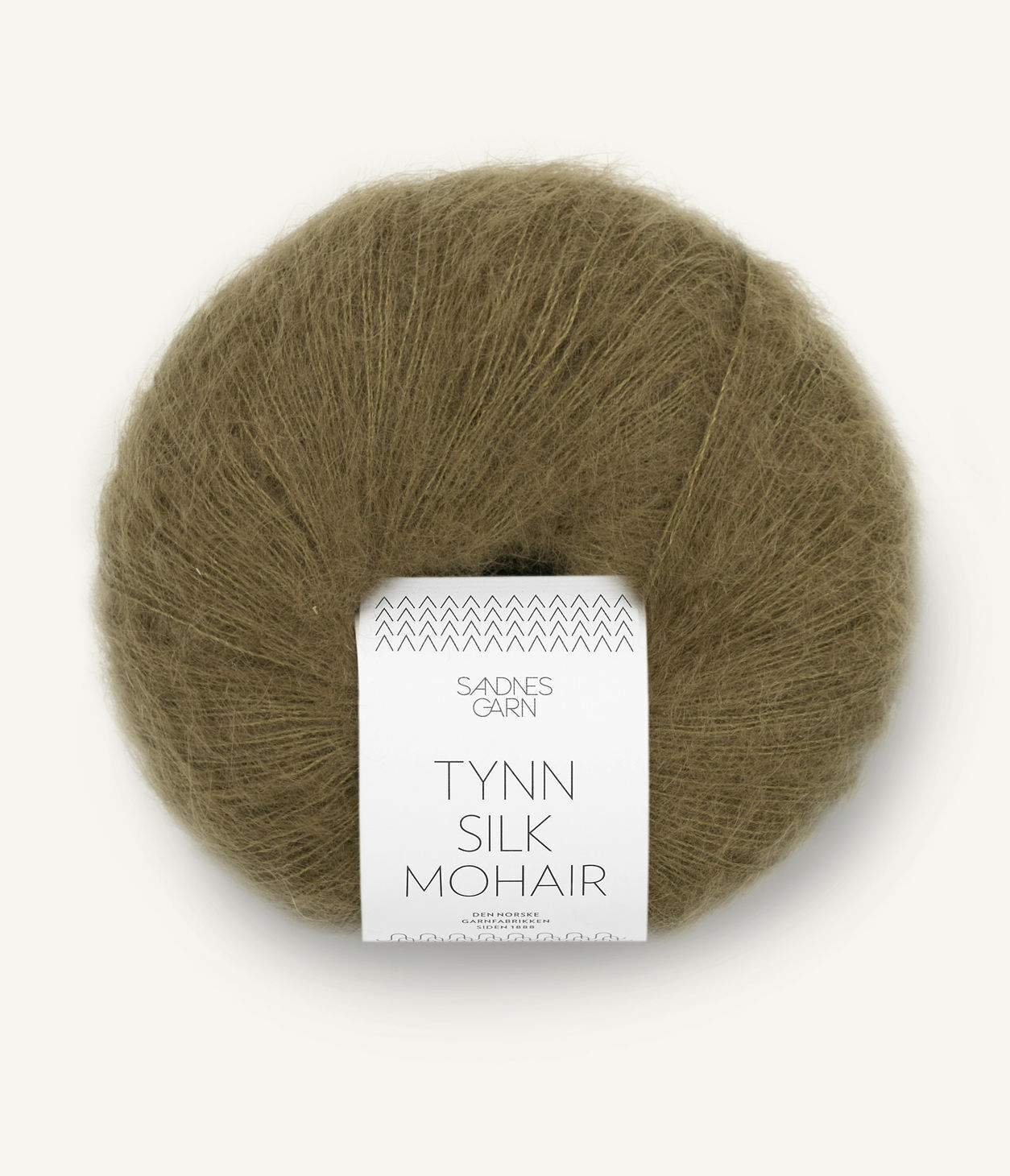 Tynn Silk Mohair Dark Olive