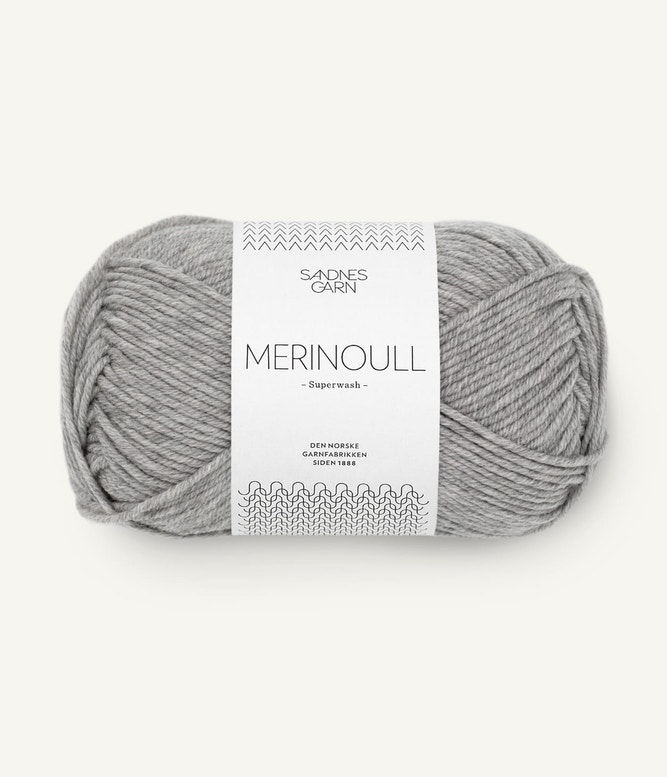 Merinoull Gråmelert 1042