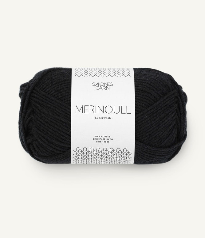 Merinoull Svart 1099