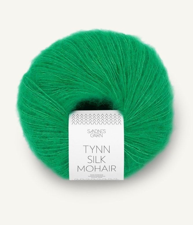 Tynn Silk Mohair Jelly Bean Green 8236