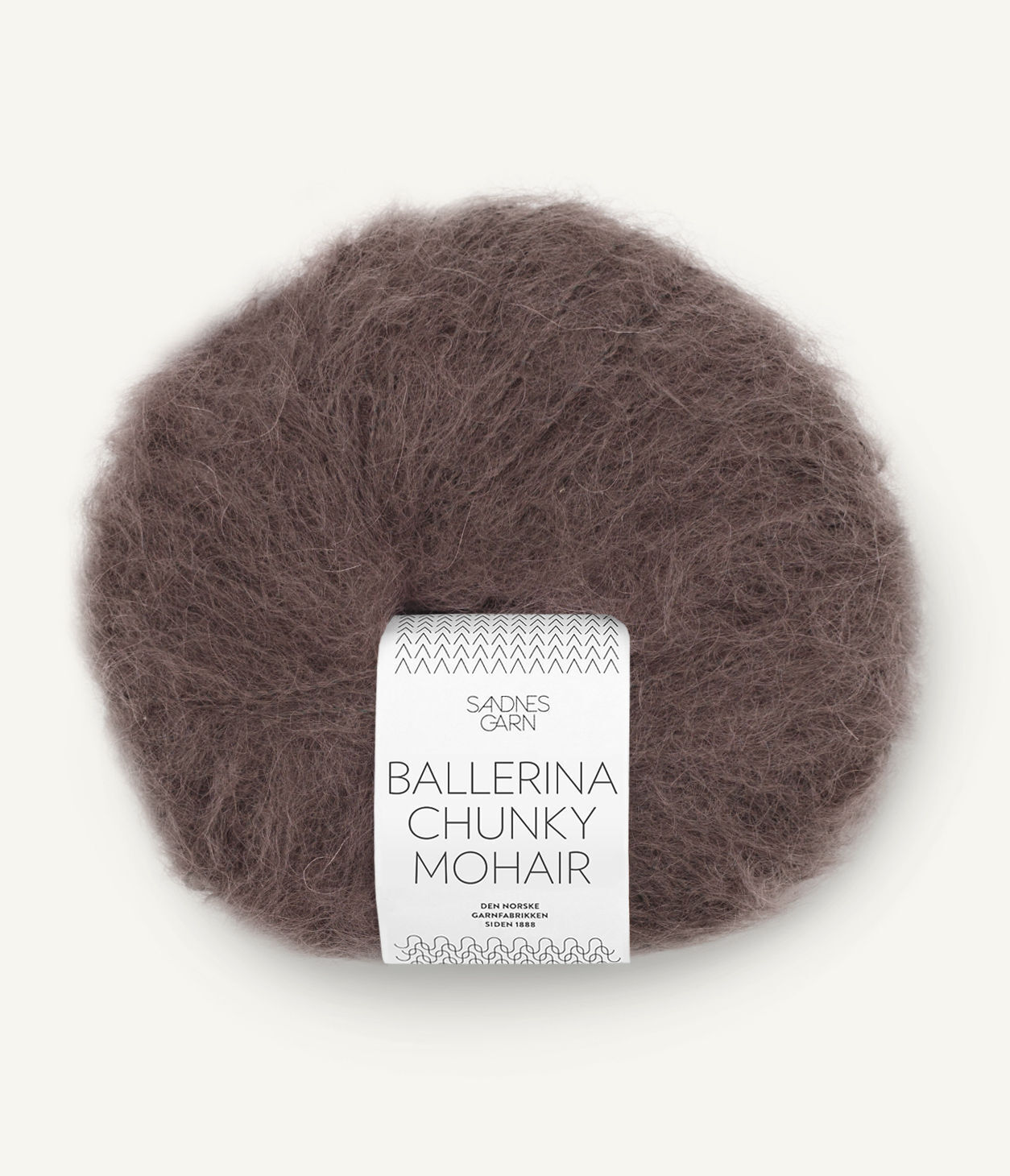 Ballerina Chunky Mohair Mørk Sjokolade 3880