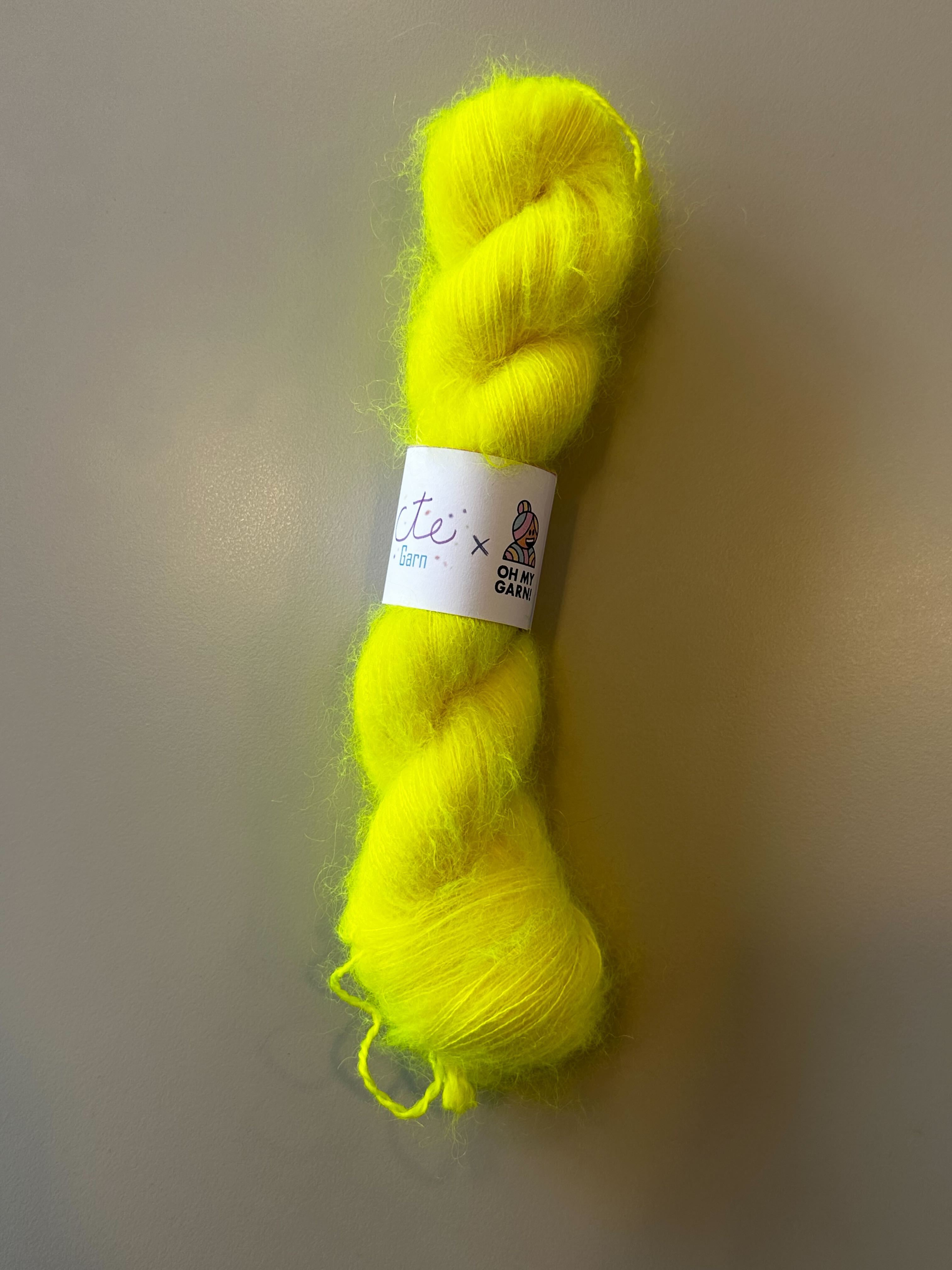 Fresh Lemon Silk Mohair 